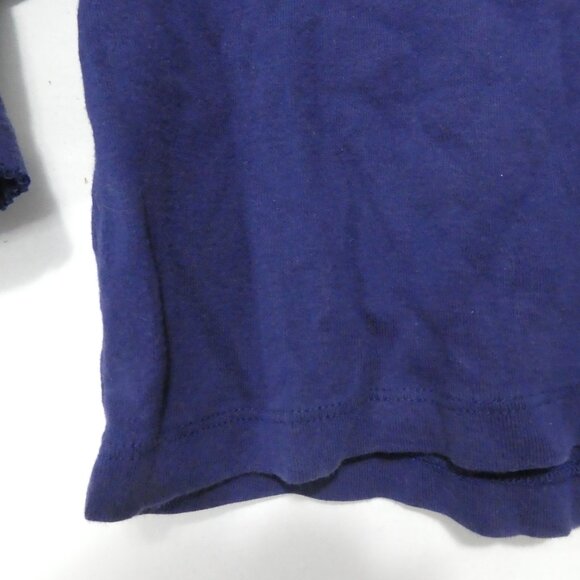 CARTER'S | 12 months | Navy Blue Shirt With Lace Trim and Pink Bow - Picture 6 of 12